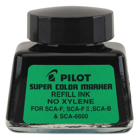 PILOT Jumbo Marker Refill Ink, For Permanent Markers, 1 oz Ink Bottle, Black 48500
